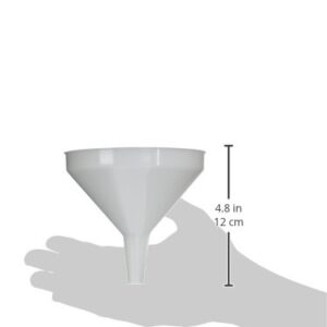 Winco Plastic Funnel, 5.25-Inch Diameter,White,Medium