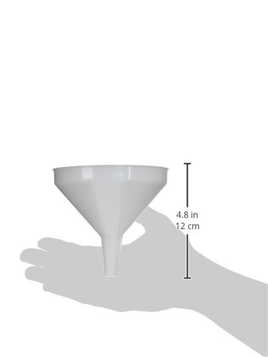 Winco Plastic Funnel, 5.25-Inch Diameter,White,Medium