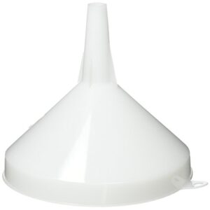 winco plastic funnel, 6.25-inch diameter,white,medium