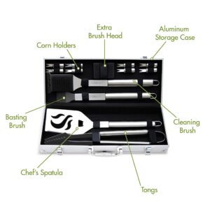 Cuisinart CGS-5014 Deluxe Grill Set, 14-Piece, Stainless Steel