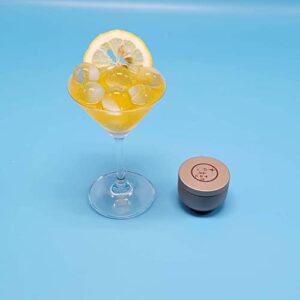 TaoQi Round Ice Cube Tray With Lid Ice Mold Ice Maker, Circle Ice Ball Cube Tray, Making 1.2in*99 Pieces Ice Balls for Chilling Drining, Beer, Coffee, for Fruit, Meat Preservation