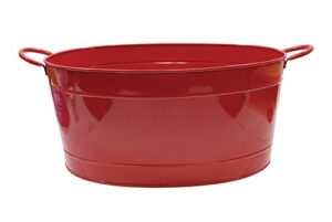 tablecraft beverage tub, 7 gallon, red