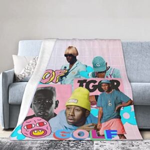 singer rapper blanket tyler throw blanket singer plush soft throw blankets for bedroom sofa living room throws creator merchandise fan gift 50"x40"