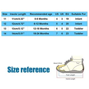 Lykmera Cartoon Printed Socks Shoes for Baby Girl Boy Children Winter Boots Floor Thickened Dispensing Baby Socks Shoes (RD3, 18-24 Months)