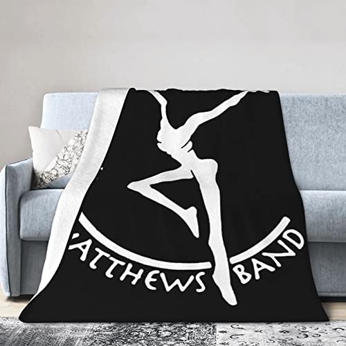 American Dave Rock Matthews Band Blanket Throw, Ultra-Soft Fleece Flannel Blanket Lightweight Throw Blankets for Couch Sofa Living Room for Kids Adults 60"X50"