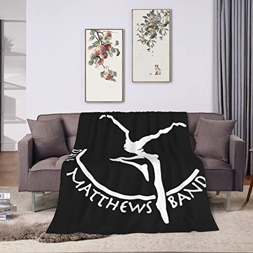 American Dave Rock Matthews Band Blanket Throw, Ultra-Soft Fleece Flannel Blanket Lightweight Throw Blankets for Couch Sofa Living Room for Kids Adults 60"X50"