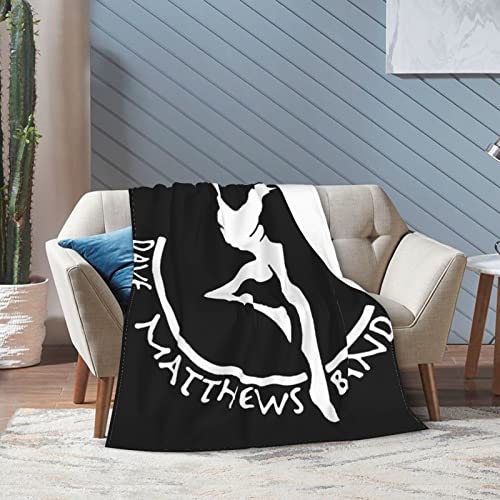 American Dave Rock Matthews Band Blanket Throw, Ultra-Soft Fleece Flannel Blanket Lightweight Throw Blankets for Couch Sofa Living Room for Kids Adults 60"X50"