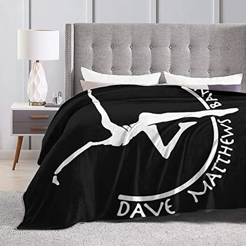 American Dave Rock Matthews Band Blanket Throw, Ultra-Soft Fleece Flannel Blanket Lightweight Throw Blankets for Couch Sofa Living Room for Kids Adults 60"X50"