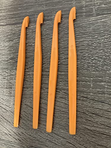 Citrus peeler orange color set of 4