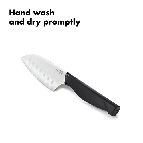 OXO Good Grips Mini Santoku Knife,Black/Silver,Small