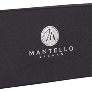 Mantello V-Cut Cigar Cutter Gloss Black in Gift Box