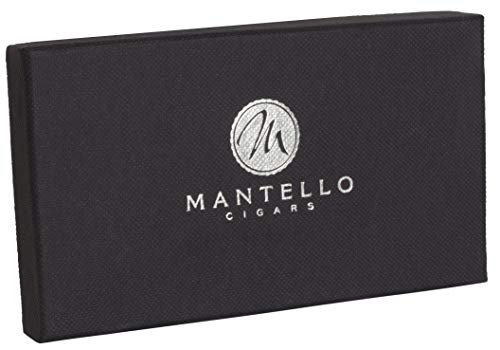 Mantello V-Cut Cigar Cutter Gloss Black in Gift Box