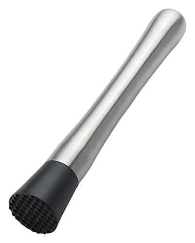 Ortarco 8 Inch Stainless Steel Muddler for Cocktails