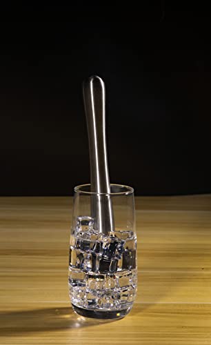 Ortarco 8 Inch Stainless Steel Muddler for Cocktails