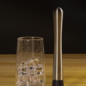 Ortarco 8 Inch Stainless Steel Muddler for Cocktails