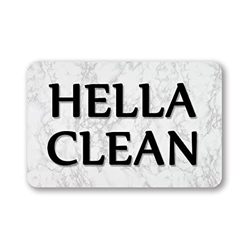 Hella Clean and Dirty Af Magnet Dishwasher Magnet Oxepleus Double Sided Dirty Clean Sign for Dishwasher (3D Granite)