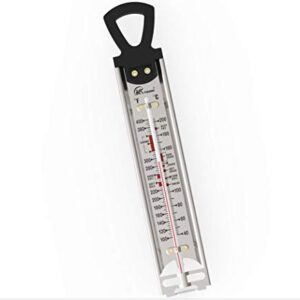 Candy Thermometer 12 "Deep Fry Paddle Thermometer with Pot Clip, Best for Deep Fry Cooking,Jam,Sugar,Syrup,Jelly Making