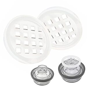 teyouyi 2pcs ice strainer blocker for yeti rambler bottle chug cap-prevent penetrating cubed or crushed ice during a drink-fits 18, 26, 36oz bottles