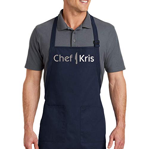 Embroidered Chef Apron with Custom Name a Great Gift Adult Premium Quality