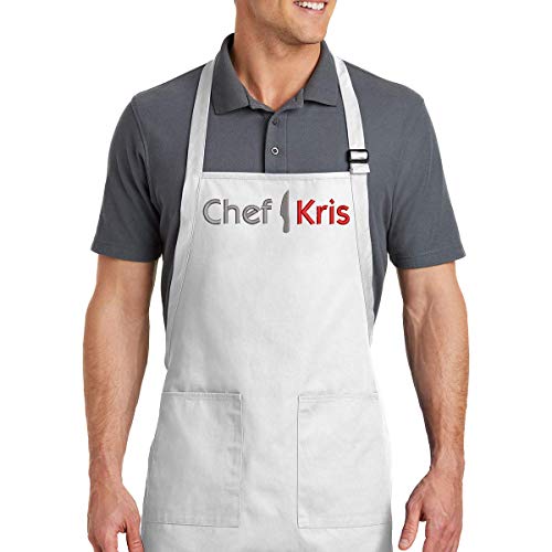 Embroidered Chef Apron with Custom Name a Great Gift Adult Premium Quality