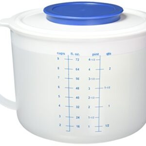Norpro Mixing Jug with Measures, 9-Cup, One Size, Blue