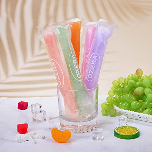 300 Pack Popsicle Bags, Ice Pop Bags for Kids Adults, Disposable Freeze Pops Bags DIY Popsicle Pouches Yogurt Tubes, Healthy Snacks Fruit Smoothies and Ice Party Favors with Funnel