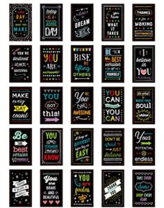 iconikal inspirational sayings & encouragements magnets, 2 x 3.5-inch, 50-pack