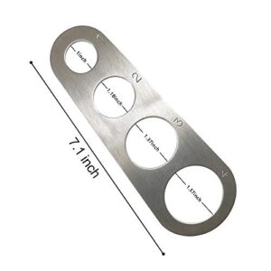 Spaghetti Measurer Tool Stainless Steel Kitchen Pasta Measuring Tool for Cooking Tool