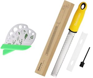 dulcicasa zester grater for lemon & 2pcs herb stripper tool