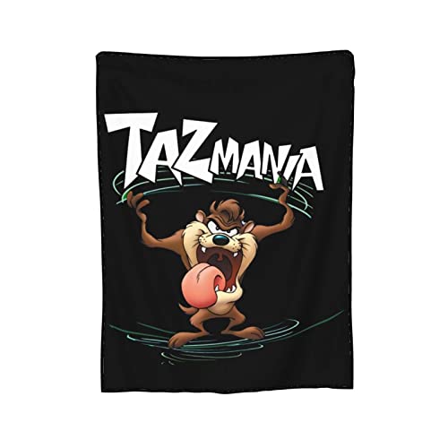 Taz-Mania Blanket Super Soft Throw Blankets for Sofa Bedding Living Kids Adults 50"X40" Inch