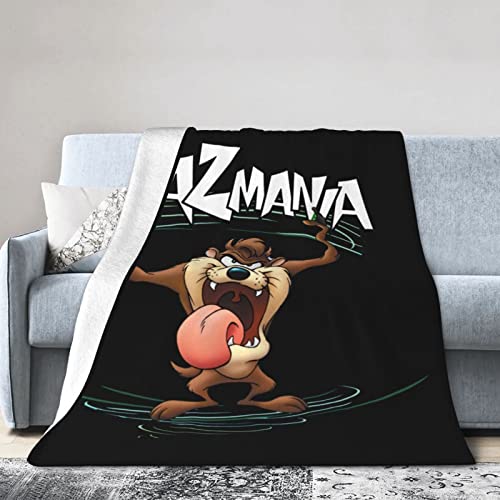 Taz-Mania Blanket Super Soft Throw Blankets for Sofa Bedding Living Kids Adults 50"X40" Inch