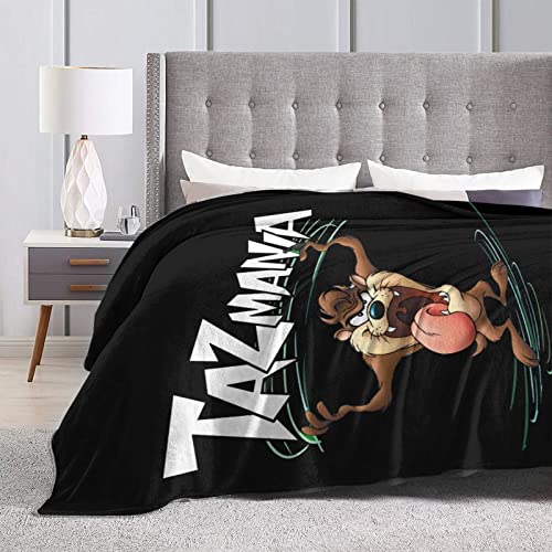 Taz-Mania Blanket Super Soft Throw Blankets for Sofa Bedding Living Kids Adults 50"X40" Inch