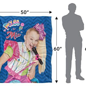 JoJo Siwa Blanket, 50"x60" Pass The Mic Silky Touch Super Soft Throw Blanket