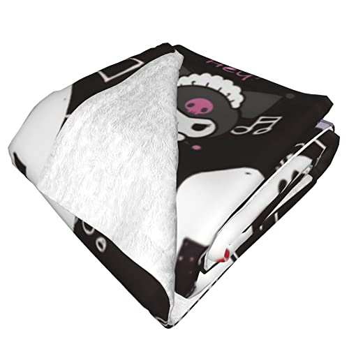 Kawaii Blanket Fleece Flannel Supper Soft Cute Blankets Cute Anime Throw Plush All Season for Bed Sofa Travelling Gift (Multi1, 40x50 inches)