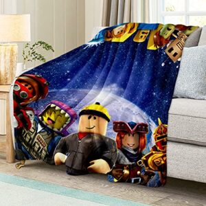 Game Flannel Blanket Super Soft Lightweight Fleece Blanket,Sofa Bedroom Warm Multifunctional Fuzzy Fleece Blanket  40x50in