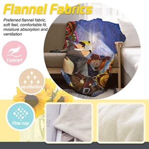 Game Flannel Blanket Super Soft Lightweight Fleece Blanket,Sofa Bedroom Warm Multifunctional Fuzzy Fleece Blanket  40x50in