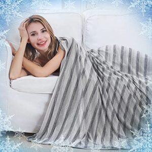 amyhomie cooling blanket, cooing throw blankets with double sided cold effect, summer breathable lightweight blankets for hot sleepers and night sweats, transfers heat to keep you cool, 50×70in