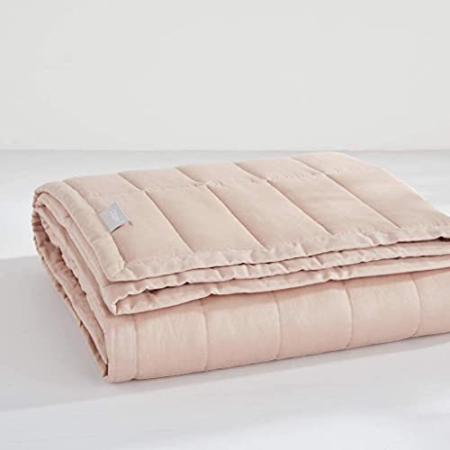 Casper Sleep Weighted Blanket, 15 lbs, Dusty Rose