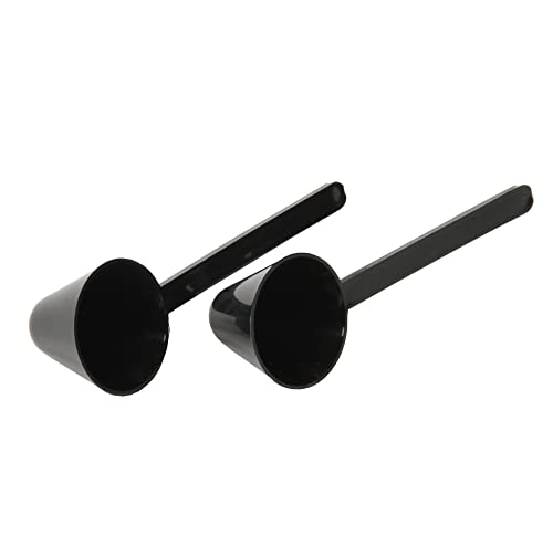 Chef Craft Classic Plastic Coffee Scoop, 1 Ounce 2 Piece Set, Black