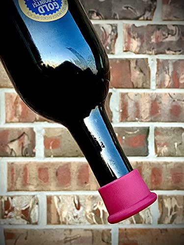 Silicone Wine Stoppers – Replace a cork – Airtight seal on Wine Bottles – Reusable Beer Bottle Cover – Wine Bottle Stopper – Wine Saver – Wine Gifts – Easy to clean! (6 Pack, Assorted)