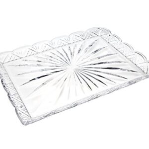 Godinger Guest Towel Tray - Dublin Collection, 12" x 8"