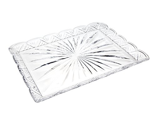 Godinger Guest Towel Tray - Dublin Collection, 12" x 8"