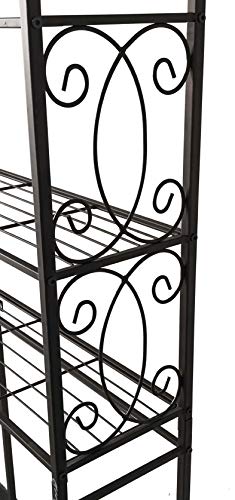 Kings Brand Furniture - Over The Toilet Storage Etagere Bathroom Rack Shelves Organizer, Pewter