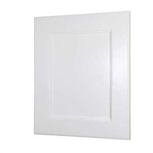 fox hollow furnishings shaker style medicine cabinet - no mirror! (white, 14x18)