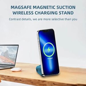 Magnetic Camera Handle Bluetooth Bracket, Upgrade Magnetic Phone Camera Handle, Shiftcam Snapgrip with Wireless Charging, Smartphone Camera Handle Grip for iPhone/Android (Purple,With Wireless Charge)