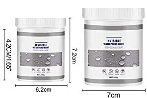 ZJYL Polyurethane Waterproof Coating, Transparent Waterproof Coating Agent, Waterproof Insulating Sealant-Repair and Seal Cracks, for Repairing Joints, Pipes, Drains, Roofs (300g)