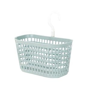 topbathy plastic hanging shower caddy kitchen bathroom storage basket with rotatable hook