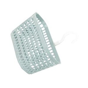 TOPBATHY Plastic Hanging Shower Caddy Kitchen Bathroom Storage Basket with Rotatable Hook