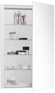 robern rc2436d4fp1 r3-series plain mirror medicine cabinet