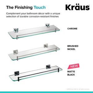 Kraus Ventus Bathroom Shelf, Brushed Nickel Finish, KEA-17745BN